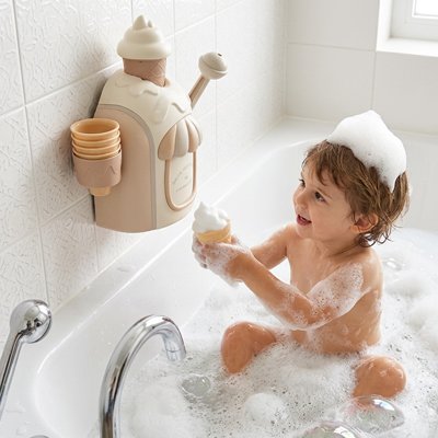 Jouet baignoire bebe pour faire des mousses fines