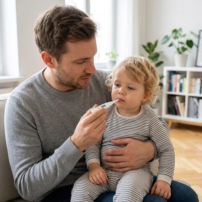 Thermomètre digital orale et rapide pour bébé
