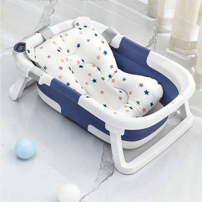 Baignoire bébé bleu avec coussin amovible