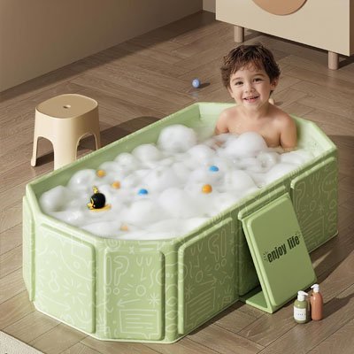 Baignoire bébé | Ergonomique et Sécurisée - Calin Calinou