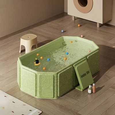 Baignoire bébé | Ergonomique et Sécurisée - Calin Calinou