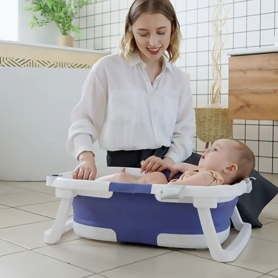Baignoire bébé légère à affichage numérique
