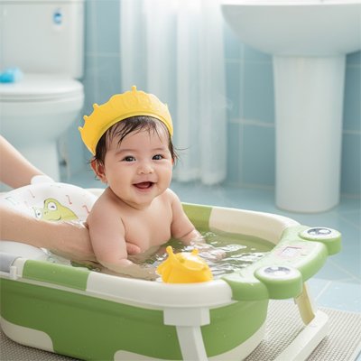 Baignoire bébé pliable | Compacte et légère - Calin Calinou