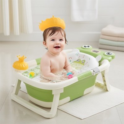Baignoire bébé pliable | Compacte et légère - Calin Calinou