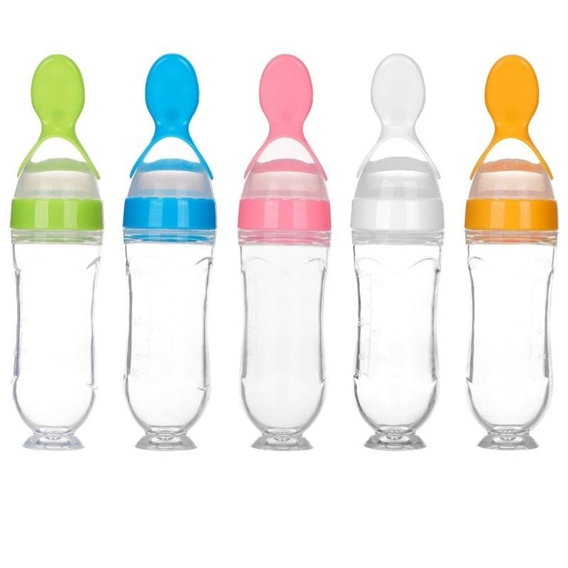 Biberon avec cuillère pour nouveau-né | EasyBottle™ - Calin Calinou