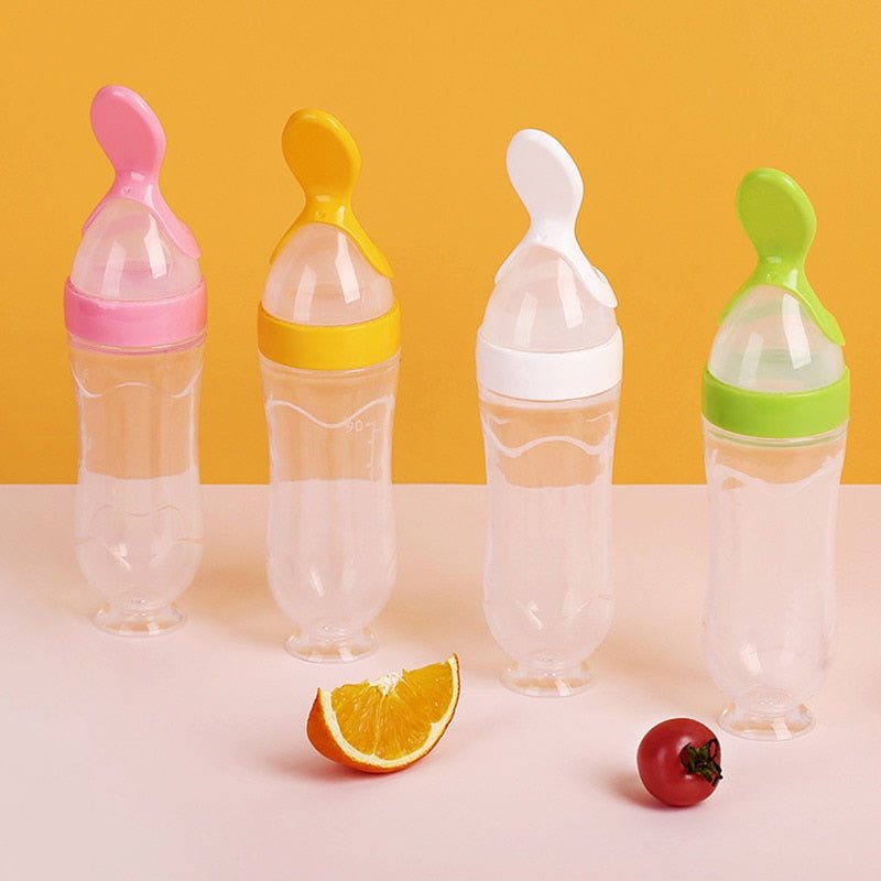 Biberon avec cuillère pour nouveau-né | EasyBottle™ - Calin Calinou