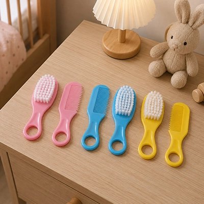 Brosse cheveux bebe 3 coloris dans la chambre 