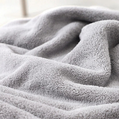 Cape de bain bébé douce gris