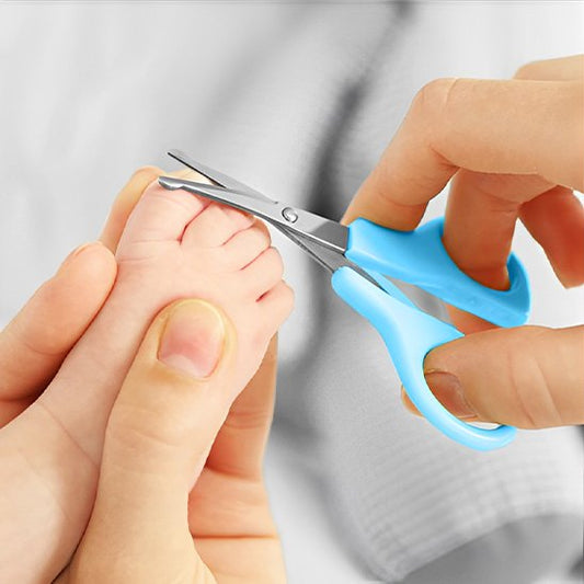 Coupe ongle pour bebe bleu avec bout arrondi 