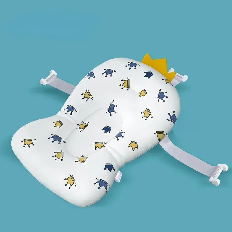 coussin de bain bébé pliable style couronne 