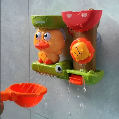 Jouet baignoire bebe à ventouse et forme de canard