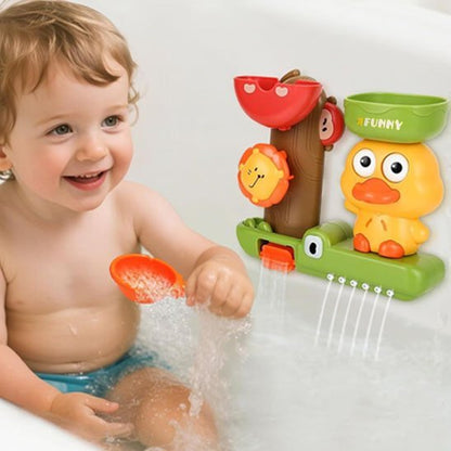 Jouet baignoire bebe en circuit canard