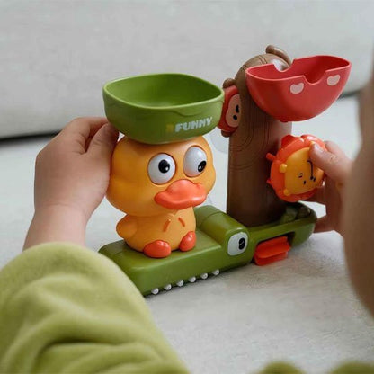 Jouet baignoire bebe en circuit d'eau canard amusant