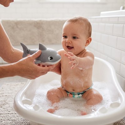 Jouet bain flottant requin gris 