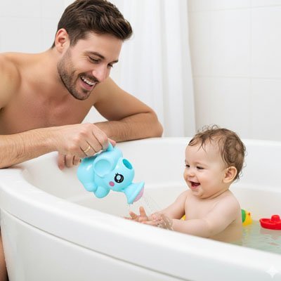 Jouet de bain pour bebe | Éveil Sensoriel - Calin Calinou