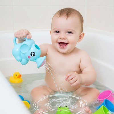 Jouet de bain pour bebe | Éveil Sensoriel - Calin Calinou