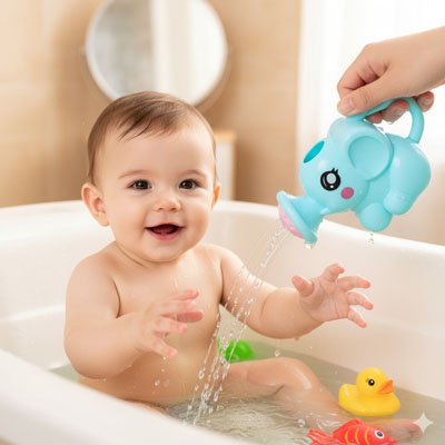 Jouet de bain pour bebe | Éveil Sensoriel - Calin Calinou