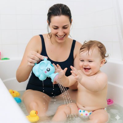 Jouet de bain pour bebe | Éveil Sensoriel - Calin Calinou