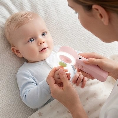 Lime a ongle electrique avec lumière pour bébé 
