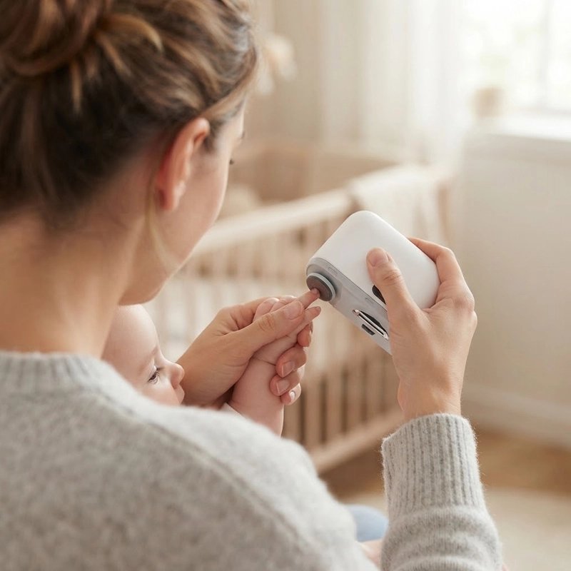 Lime a ongle electrique pour bébé douce et sécurisée 