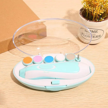 Lime à ongles électrique pour bébé en kit 5 embouts 