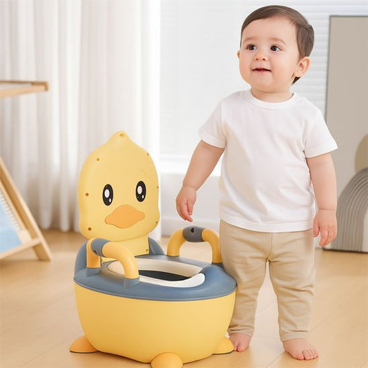 Pot bebe en canard jaune pour apprentissage 