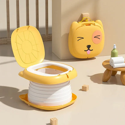 Pot bebe pliable et compacte avec design mignon
