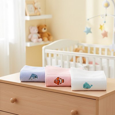 Serviette de bain bébé | Douceur infinie™ - Calin Calinou