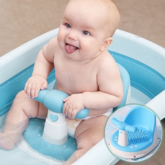 Siège de bain bébé bleu 