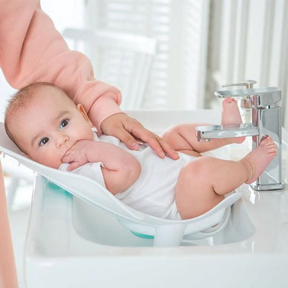 Siege de bain bebe vert confortable 