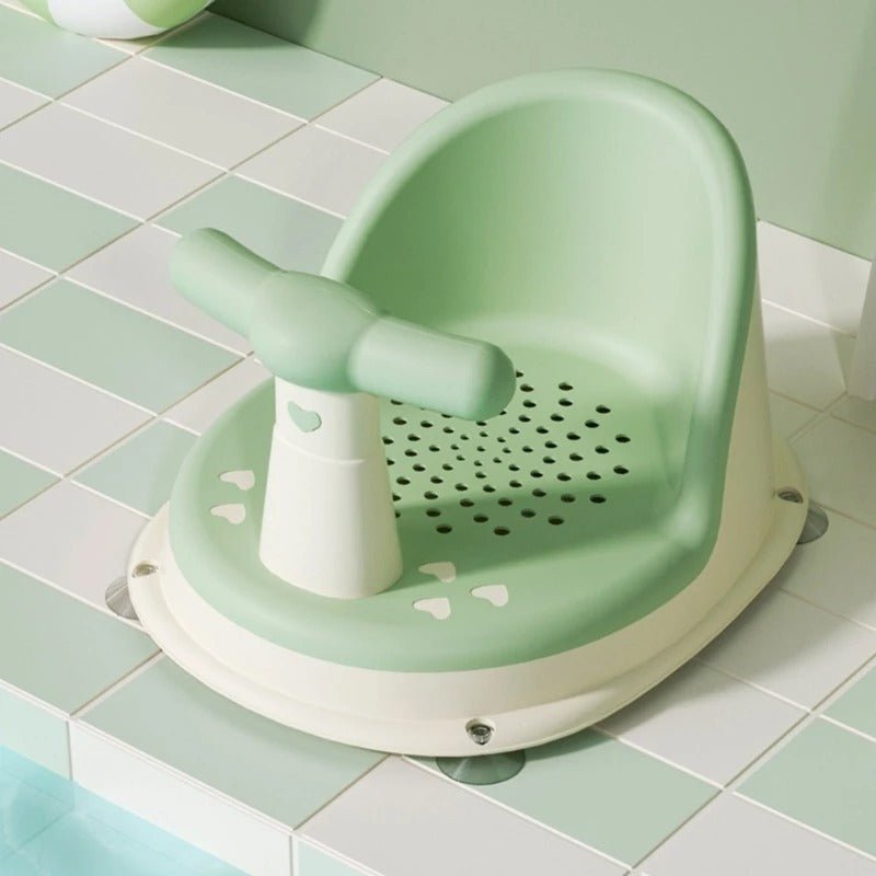 Siège de bain bébé vert d'eau cool