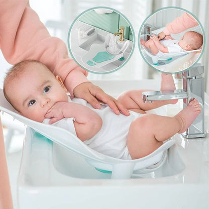 Siege de bain bebe vert pour rinçage