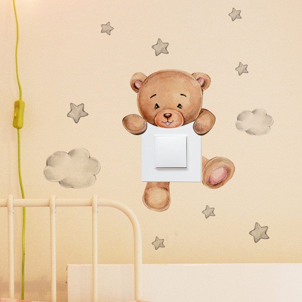 Stickybear™ - Sticker ourson décoratif | Chambre d'enfants - Calin Calinou