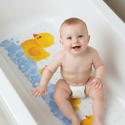 Tapis de bain bebe Canard doux au toucher 
