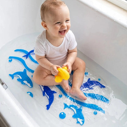 Tapis de bain bebe stable en dauphin 