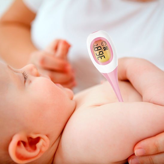 Thermometre bebe numérique avec large écran 
