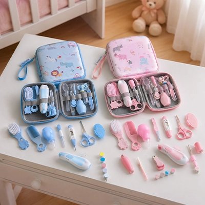 Trousse de toilette bebe complète de tout soin pour bébé fille et garçon 