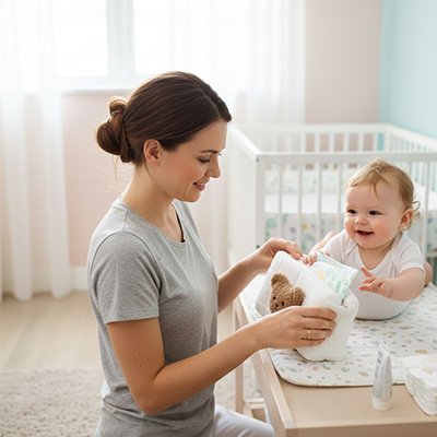 Trousse de toilette bebe pour l'organisation des mamans 